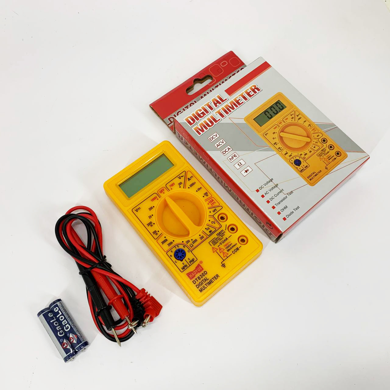 Мультиметр HAOYUE DT830D yellow