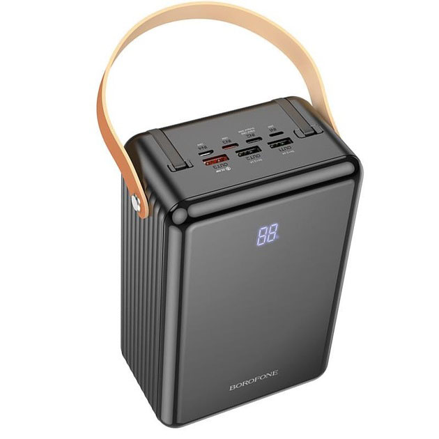 Внешний аккумулятор повербанк BOROFONE BJ32 power bank 80000mAh быстрая зарядка 22.5W