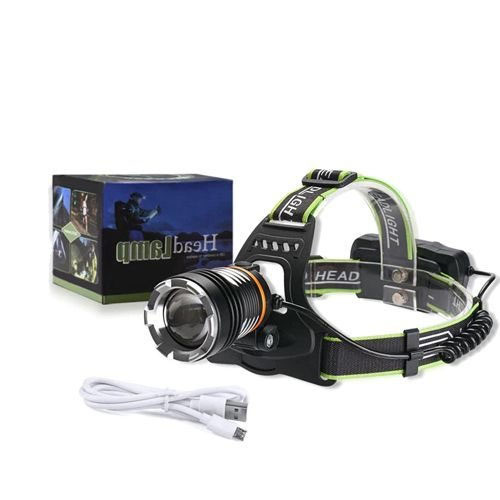 Фонарь налобный с датчиком движения Police BL-8003-P50, фонарик bailong, налобный фонарик с usb зарядкой