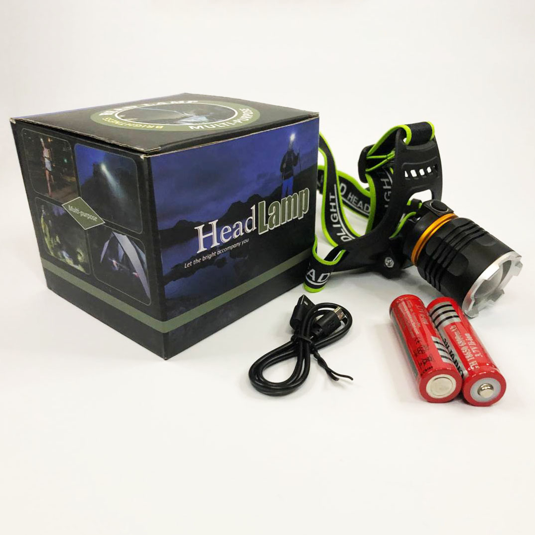 Фонарь налобный с датчиком движения Police BL-8003-P50, фонарик bailong, налобный фонарик с usb зарядкой