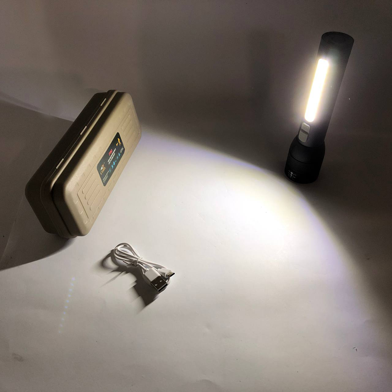 Фонарик COBA CB-C22 с мощным P90 диодом, Мощный аккумуляторный лед фонарик, Ручной фонарик led