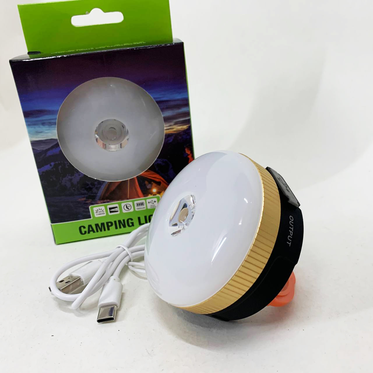 Светодиодный кемпинговый фонарь YD-7-7SMD с функцией Power Bank белый красный свет