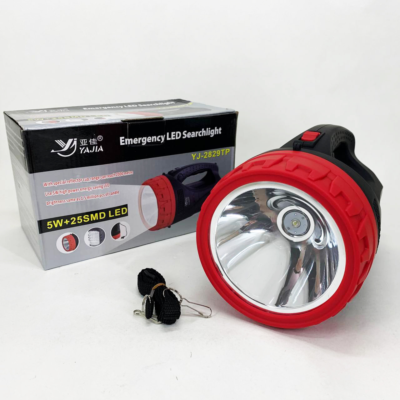 Фонарь переносной Luxury 2829-5W+25LED