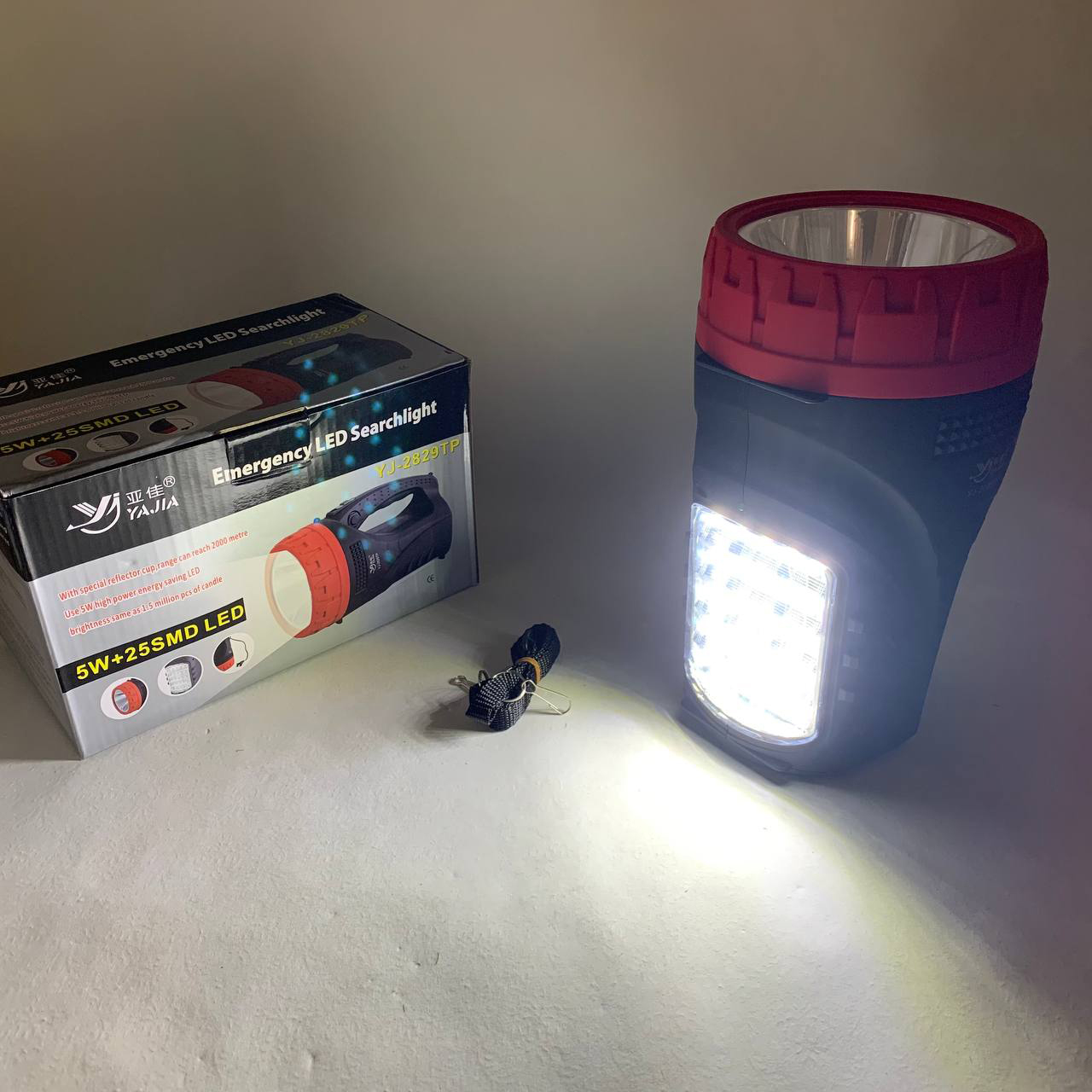 Фонарь переносной Luxury 2829-5W+25LED