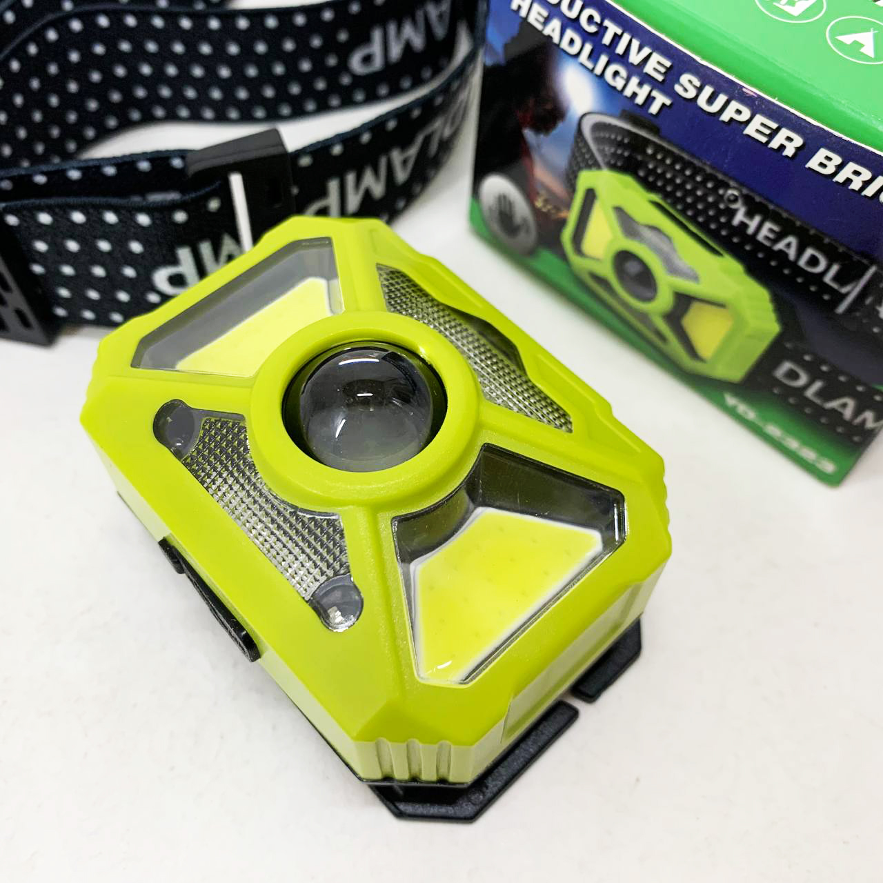 Фонарь налобный 2323-P50+SMD+COB (white/red)