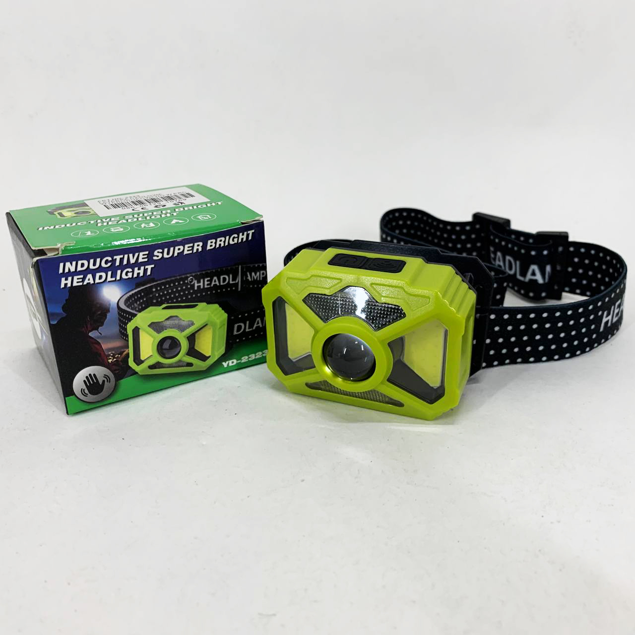 Фонарь налобный 2323-P50+SMD+COB (white/red)