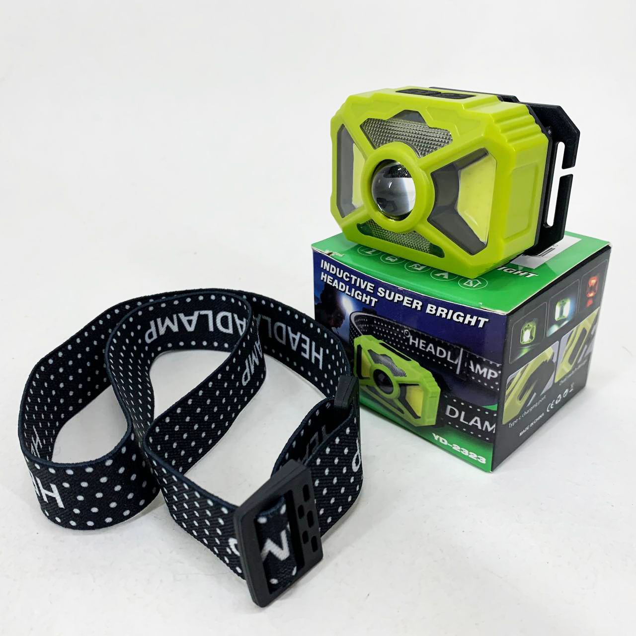 Фонарь налобный 2323-P50+SMD+COB (white/red)