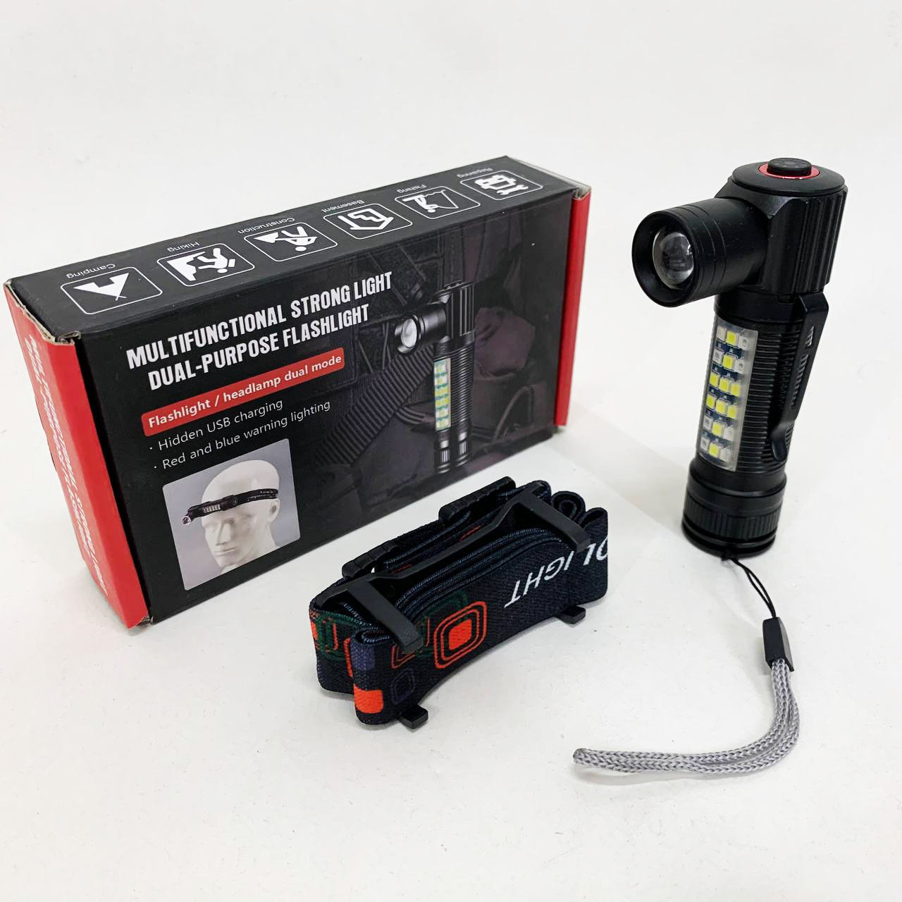 Фонарь SY-2209-Р50+18SMD(RGB)