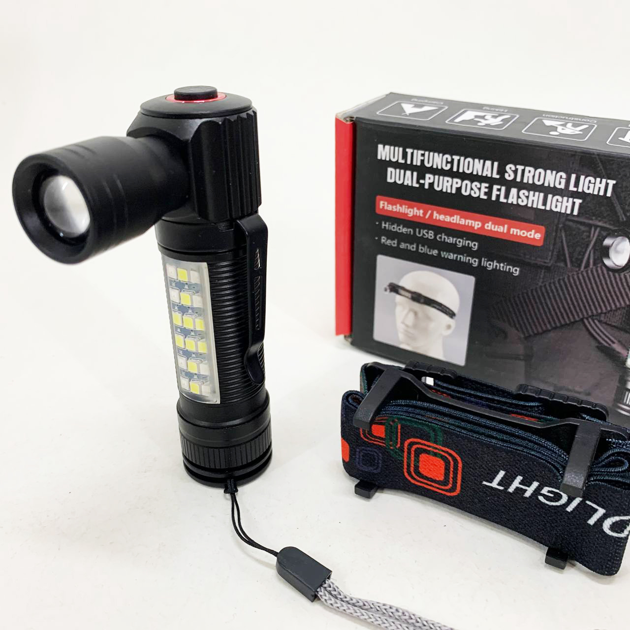 Фонарь SY-2209-Р50+18SMD(RGB)