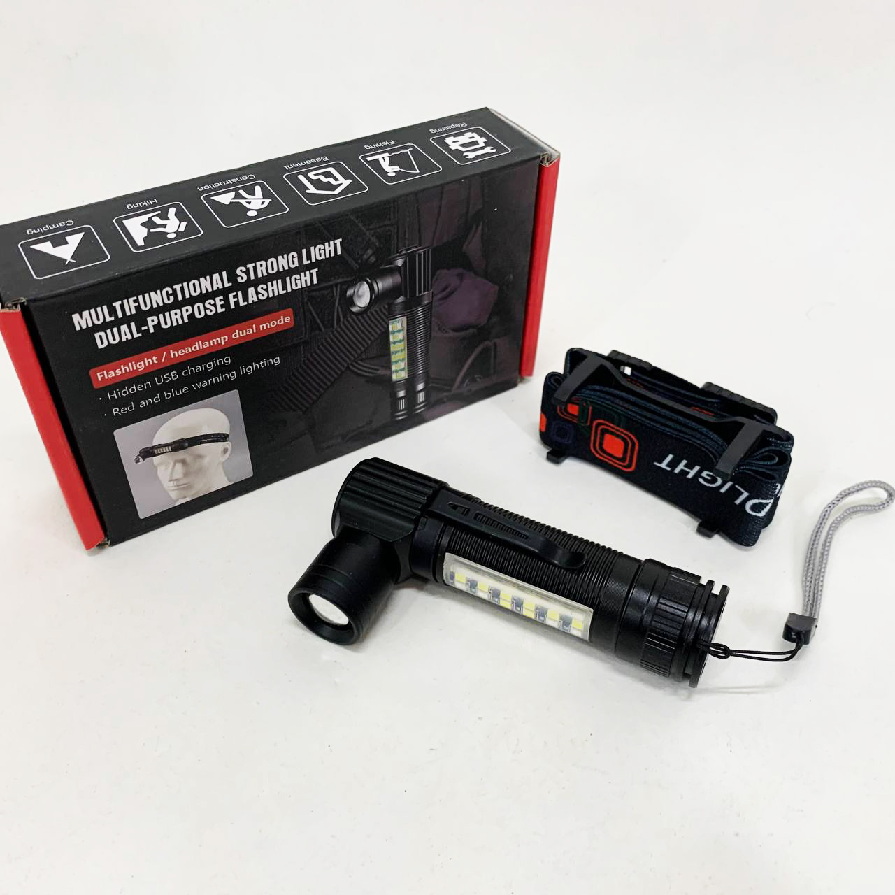 Фонарь SY-2209-Р50+18SMD(RGB)