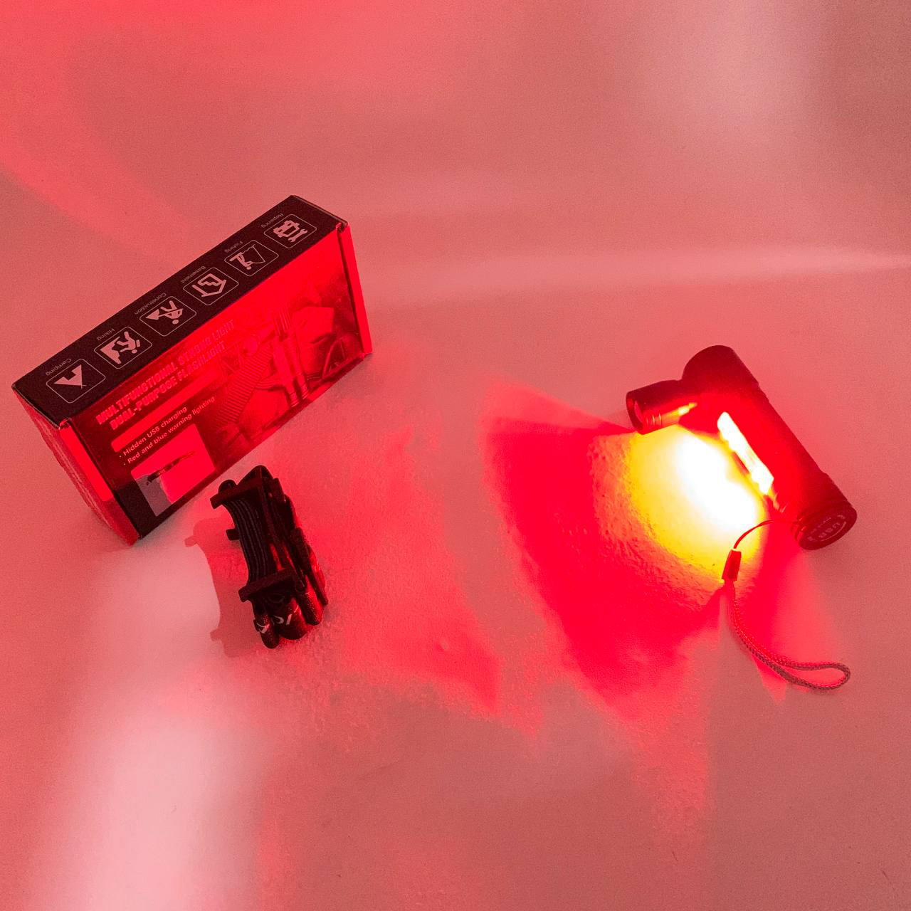 Фонарь SY-2209-Р50+18SMD(RGB)