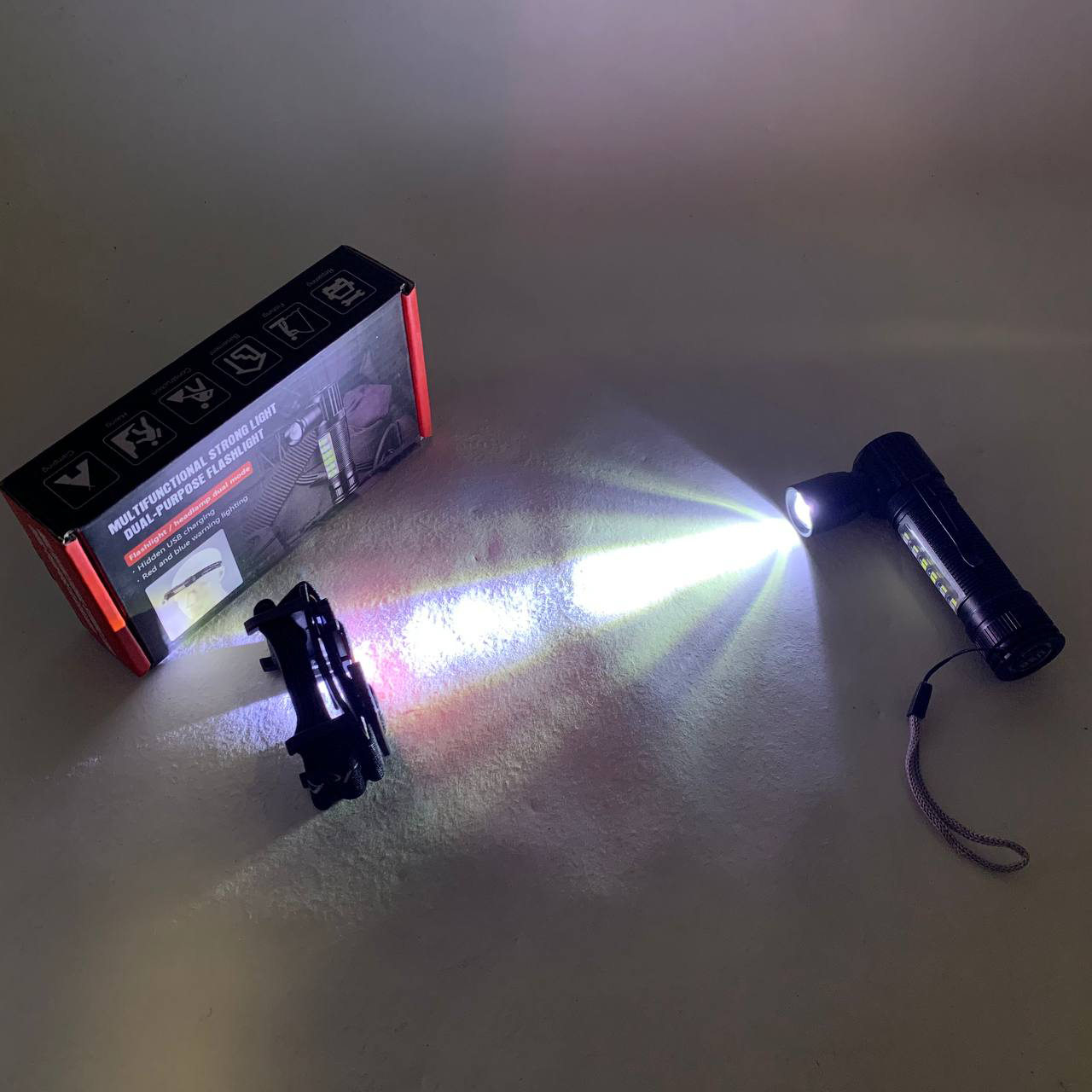 Фонарь SY-2209-Р50+18SMD(RGB)