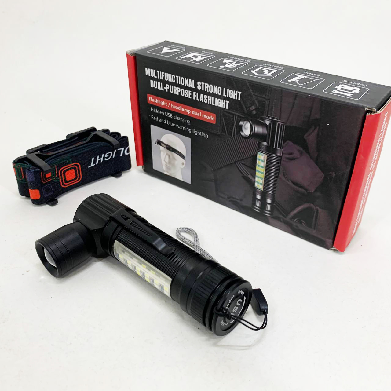 Фонарь SY-2209-Р50+18SMD(RGB)