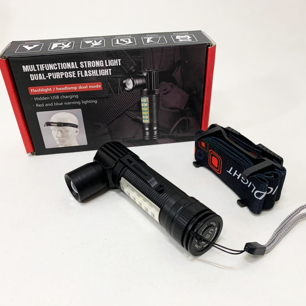 Фонарь SY-2209-Р50+18SMD(RGB)