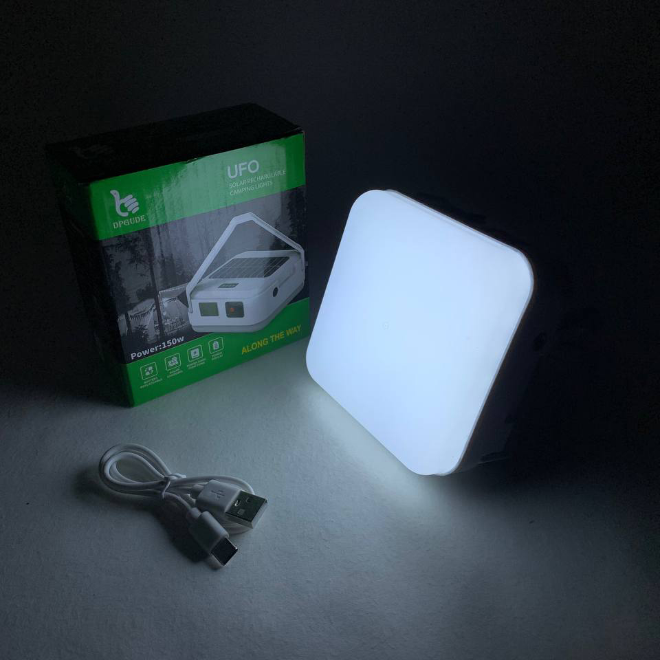 Фонарь кемпинговый DP-K7-100 солнечная панель Power Bank