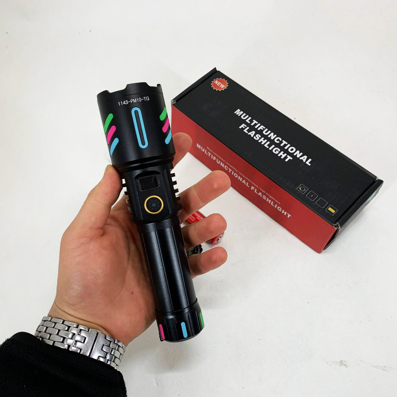 Фонарь 1143 WHITE LASER LED PM10-TG