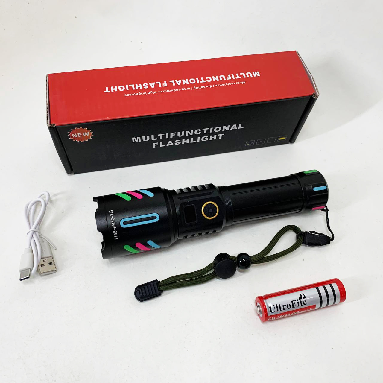 Фонарь 1143 WHITE LASER LED PM10-TG