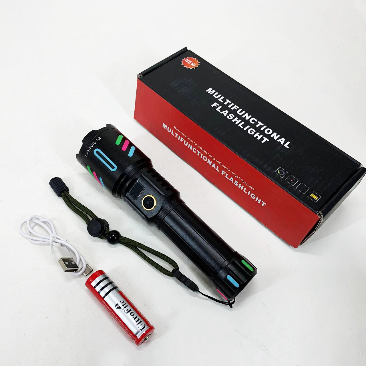 Фонарь 1143 WHITE LASER LED PM10-TG