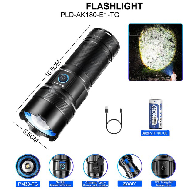 Ліхтар AK180 WHITE LASER LED PM30-TG