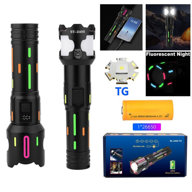 Фонарь NIGHT VISION FLUORESCENCE BL-2405-TG 1x26650