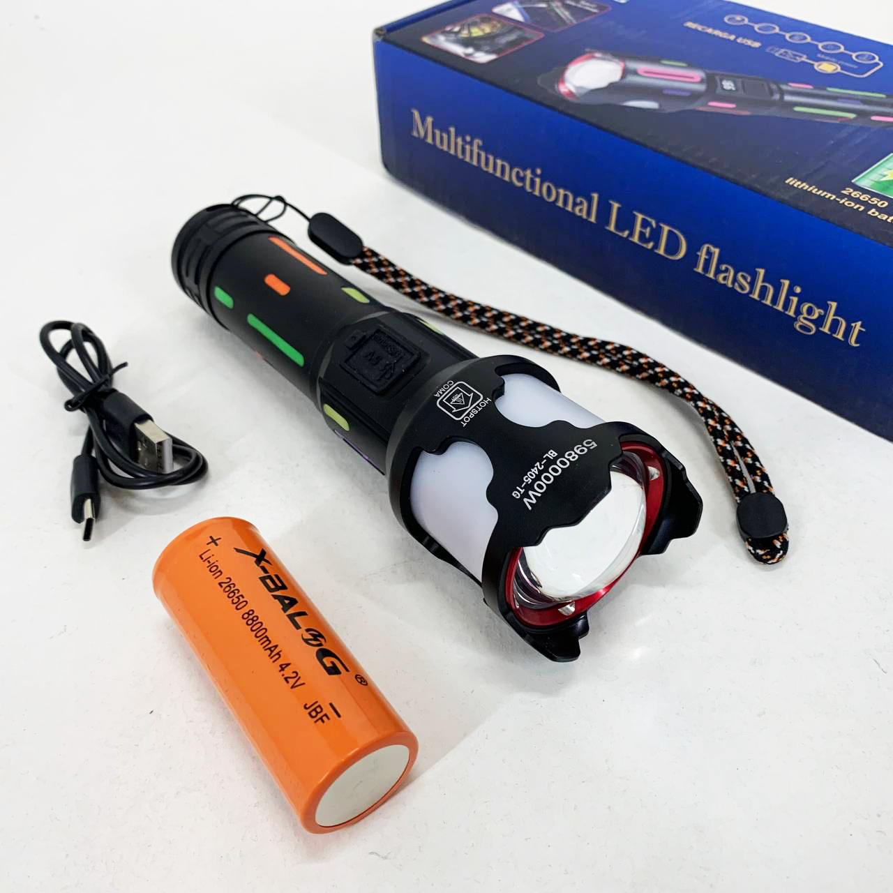 Фонарь NIGHT VISION FLUORESCENCE BL-2405-TG 1x26650
