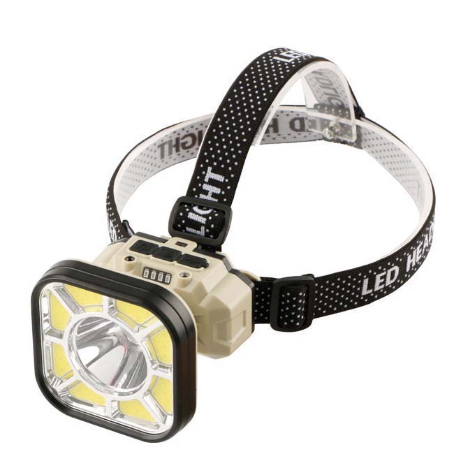 Фонарь налобный 826X-XPE+8COB(White+Red) 1x18650