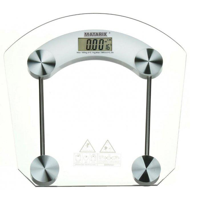 Весы напольные электронные MATARIX MX 451B 180 кг, весы для взвешивания людей, весы бытовые напольные