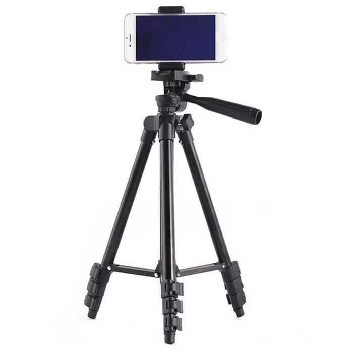 Штатив для телефона и фотоаппарата Tripod 3120 PRO портативный трипод 0,35-1.02м высота. Цвет: черный