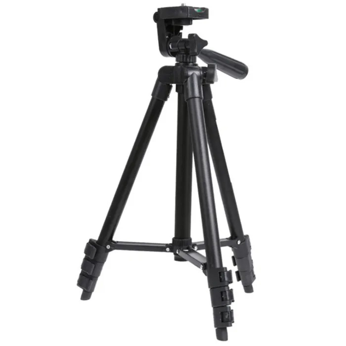Штатив для телефона и фотоаппарата Tripod 3120 PRO портативный трипод 0,35-1.02м высота. Цвет: черный