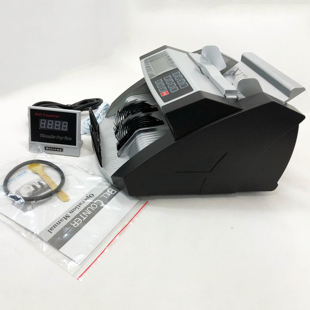 Счетная машинка для денег с детектором Multi-Currency Counter 2040v для офиса, для проверки купюр
