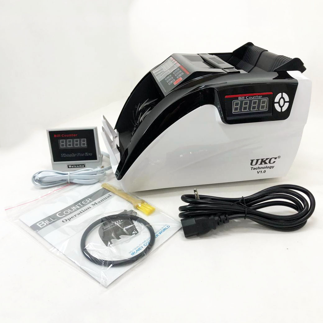 Счетная машинка для денег Bill Counter UV MG 5800 детектор валют + Внешний дисплей, счетчик банкнот