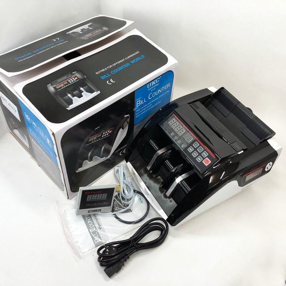 Счетная машинка для денег Bill Counter UV MG 5800 детектор валют + Внешний дисплей, счетчик банкнот