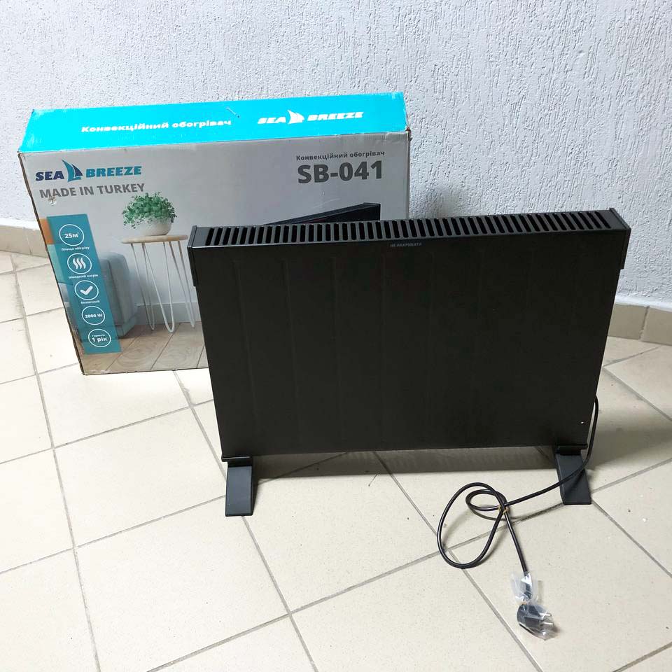 Конвектор SeaBreeze SB-041 2000 Вт, Обогреватели конвекторного типа, Обогреватель электрический
