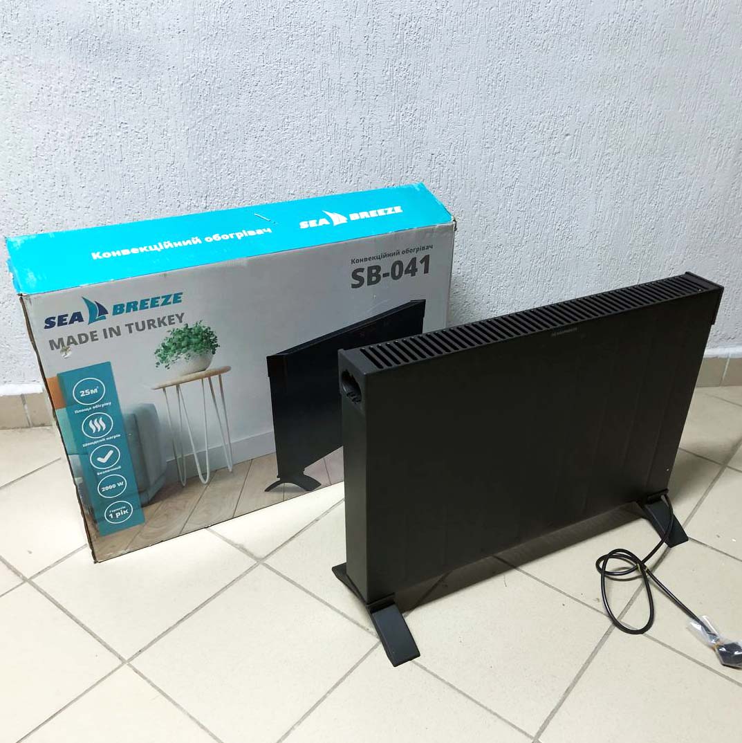 Конвектор SeaBreeze SB-041 2000 Вт, Обогреватели конвекторного типа, Обогреватель электрический