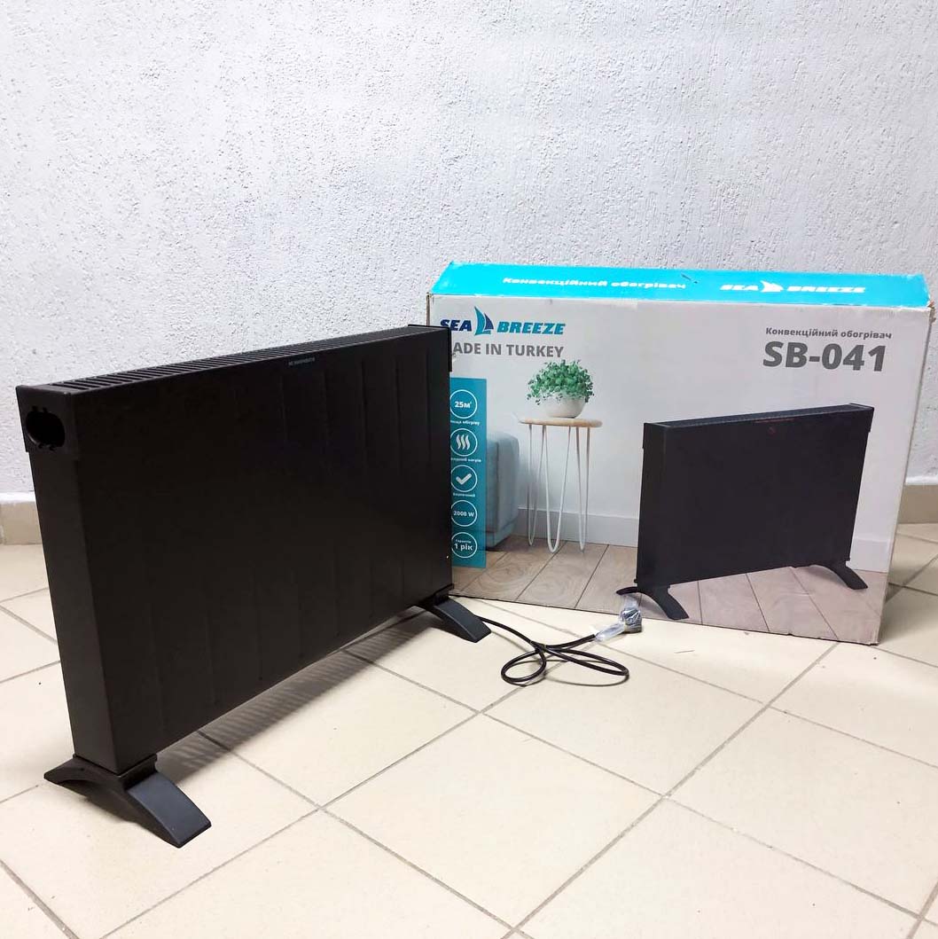 Конвектор SeaBreeze SB-041 2000 Вт, Обогреватели конвекторного типа, Обогреватель электрический