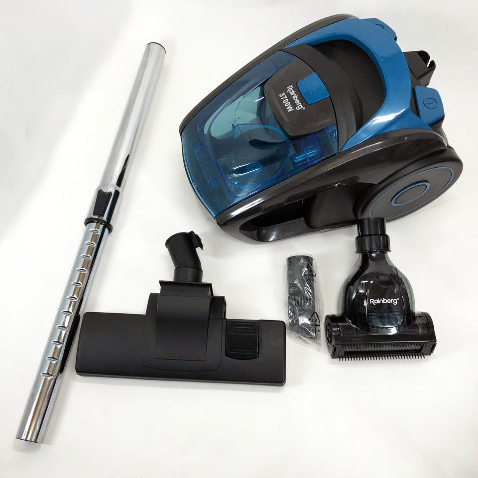 Пылесос контейнерный Rainberg RB-652 турбощётка 3700 Вт 2,5 л, мощный вертикальный пылесос
