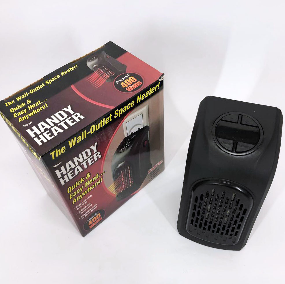 Портативный обогреватель Rovus Handy Heater Black 400 Вт, обогреватель дуйчик, бытовой тепловентилятор