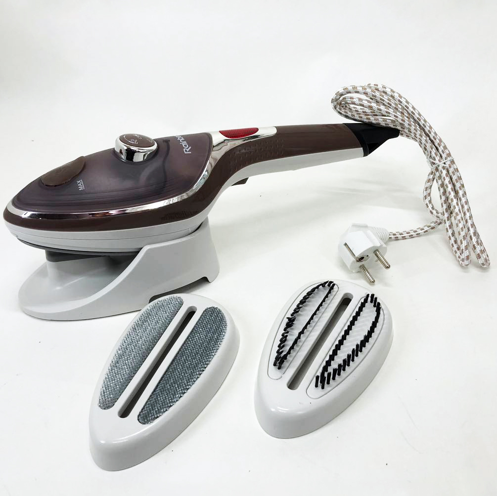 Ручной отпариватель для одежды Rainberg RB-6314 2000 Вт с двумя сменными насадками, паровая щетка