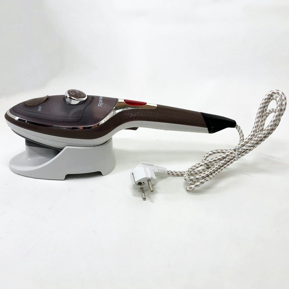 Ручной отпариватель для одежды Rainberg RB-6314 2000 Вт с двумя сменными насадками, паровая щетка