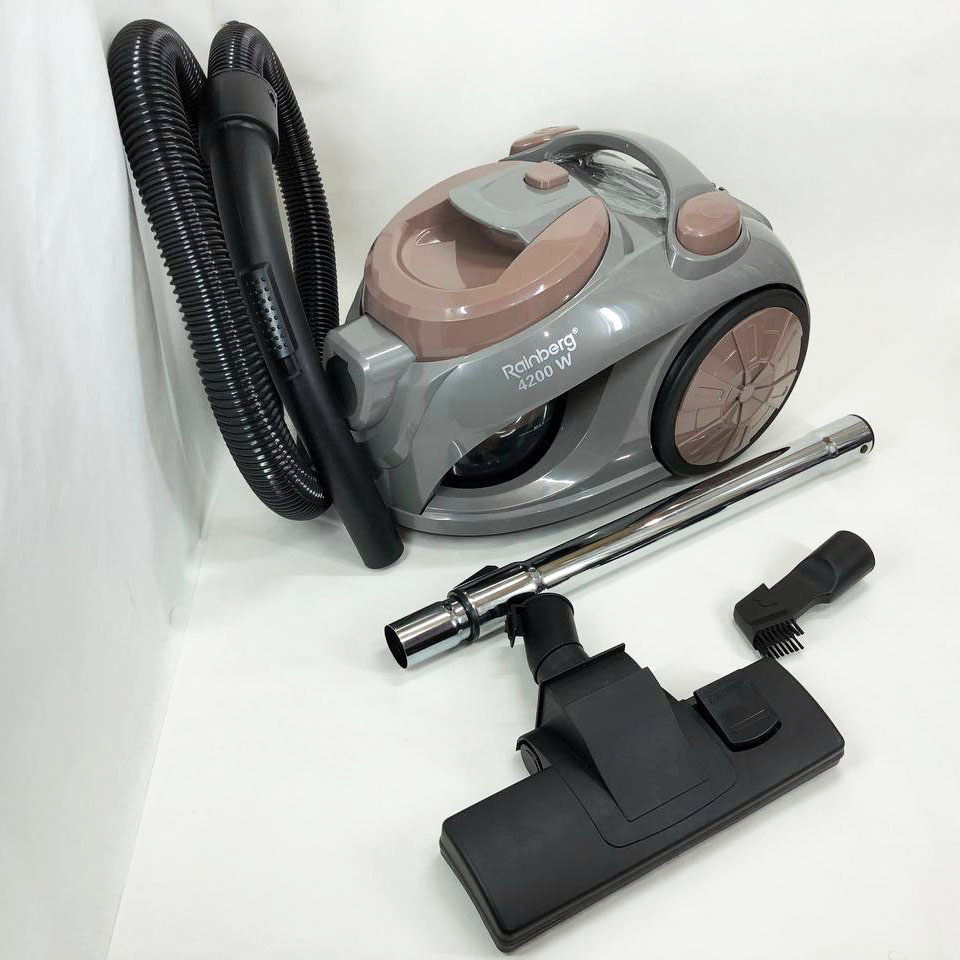 Пылесос контейнерный без мешка Rainberg RB-653 2500Вт, циклонный контейнерный пылесос, небольшой пылесос