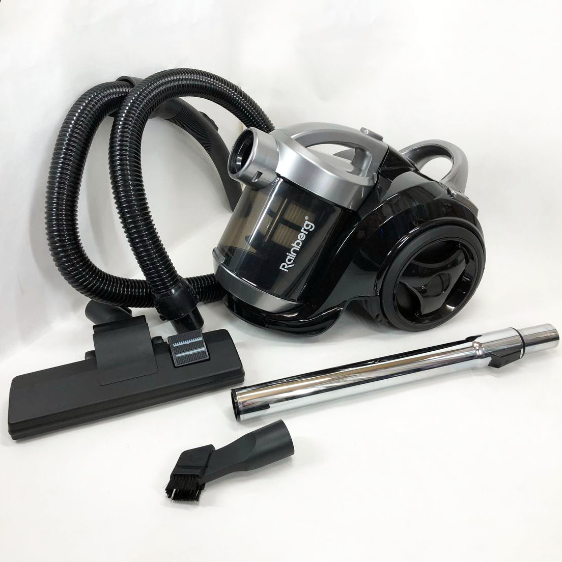 Хороший циклонный пылесос для дома с контейнером Rainberg RB-655 колбовый без мешка для сухой уборки