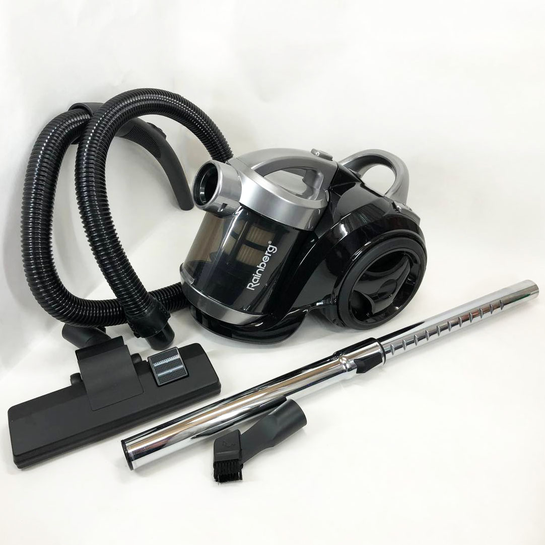 Хороший циклонный пылесос для дома с контейнером Rainberg RB-655 колбовый без мешка для сухой уборки
