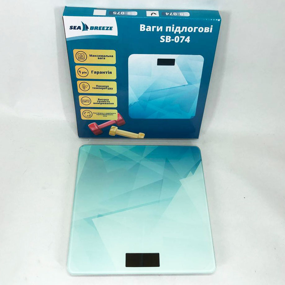 Весы напольные SeaBreeze SB-074, Весы для взвешивания людей, Весы бытовые напольные