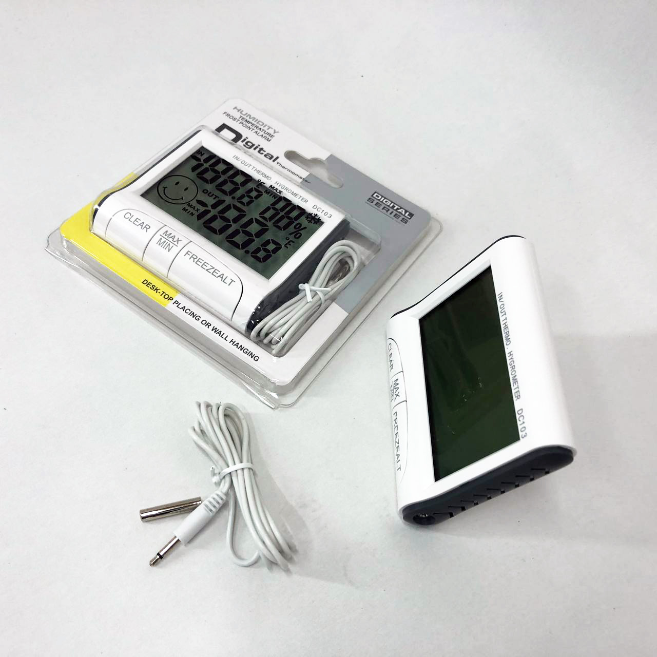 Термогигрометр Generic DC-103 метеостанция выносной датчик температуры, Домашний гигрометр