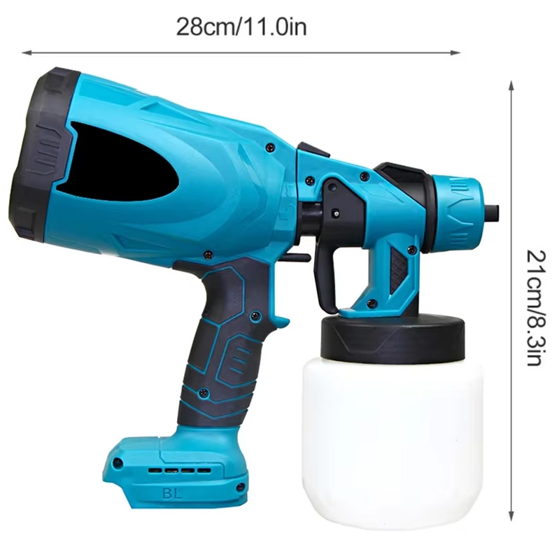 Краскопульт портативный, электрический, краскораспылитель с регулировкой ширины распыления