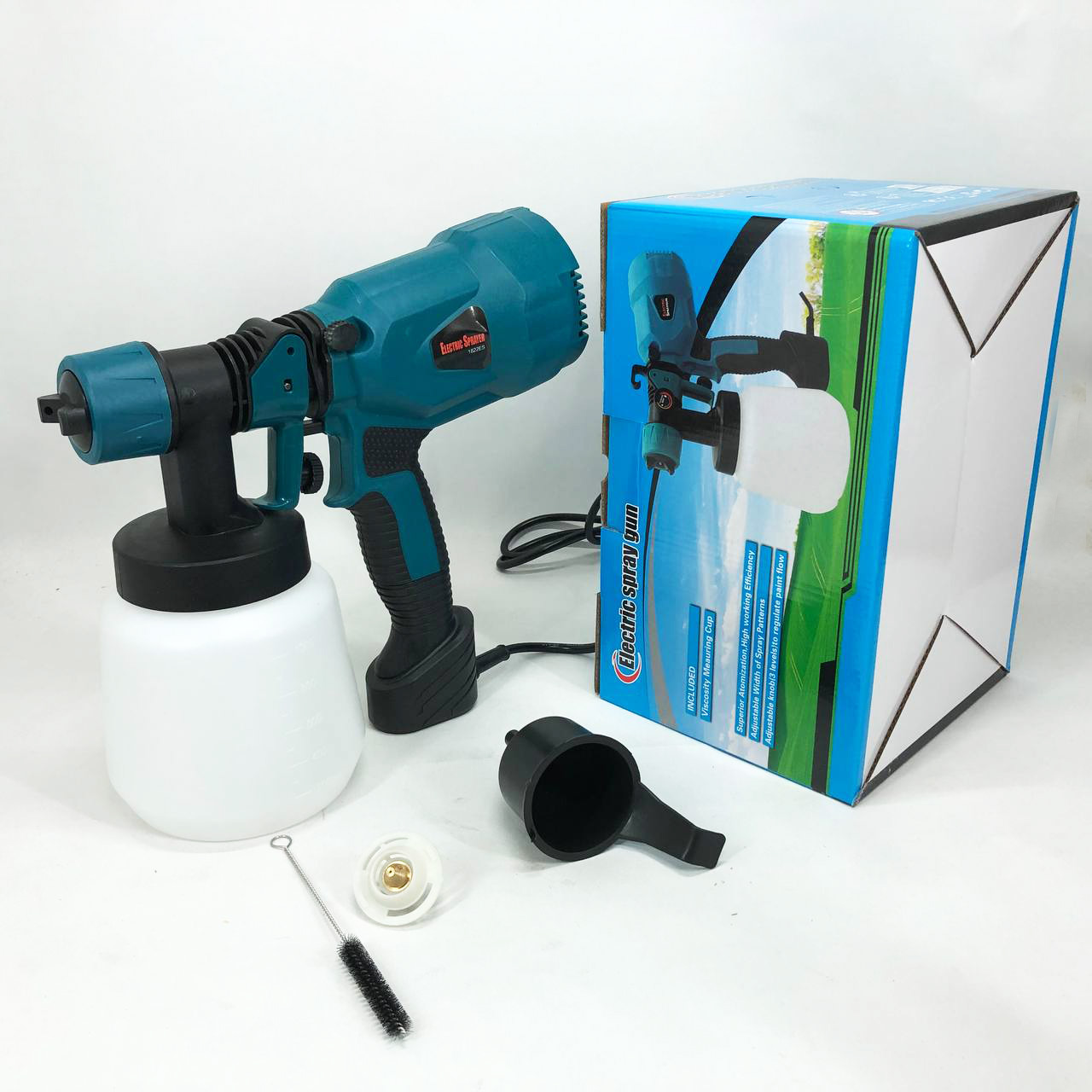 Краскопульт портативный, электрический, краскораспылитель с регулировкой ширины распыления