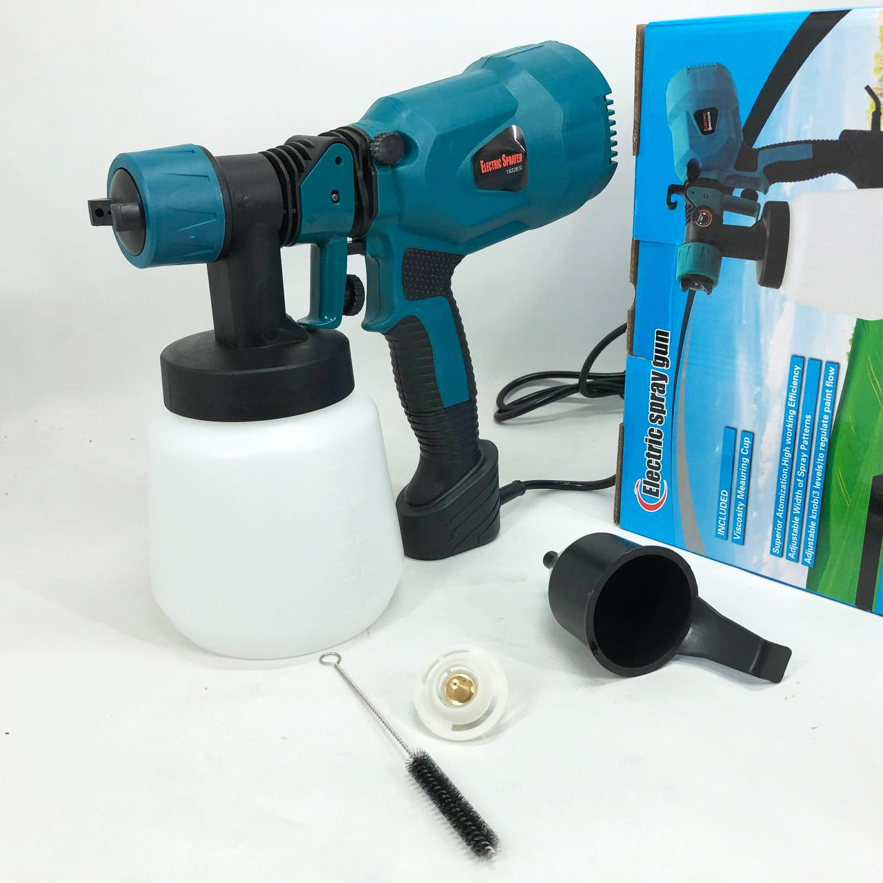 Краскопульт портативный, электрический, краскораспылитель с регулировкой ширины распыления