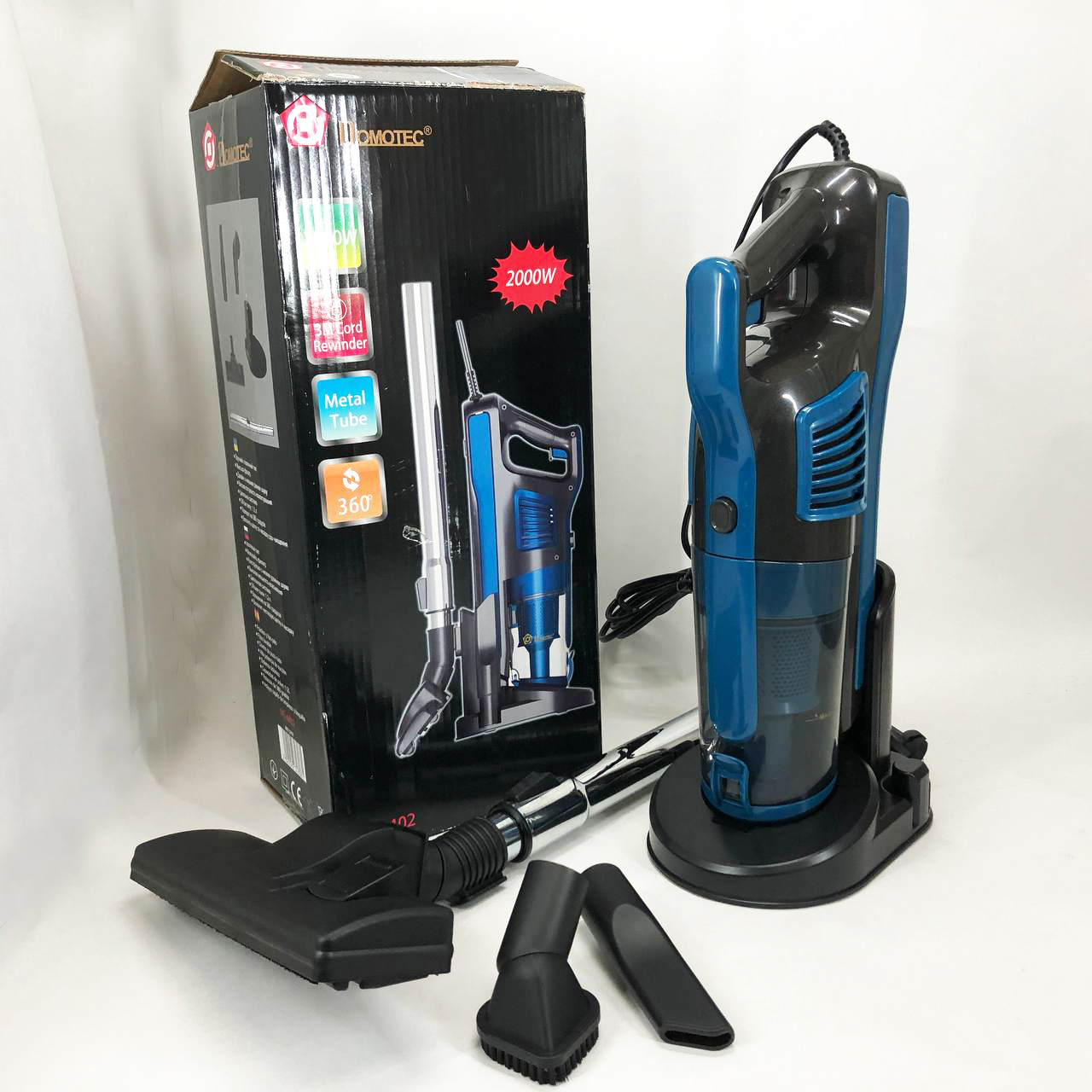 Ручной колбовый пылесос без мешка Domotec MS-4402 220 V качественный и надежный