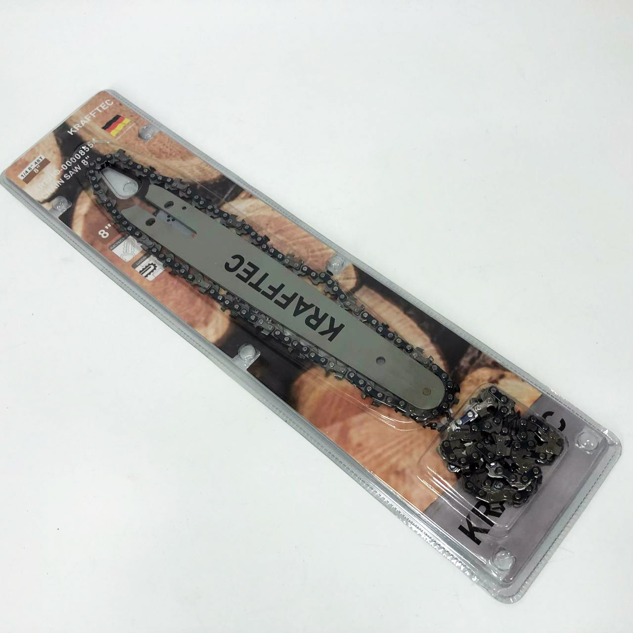 Комплект шина 40 см + 2 цепи 16 дюймов 64 звена для бензопилы, высокая износостойкость и быстрота резки