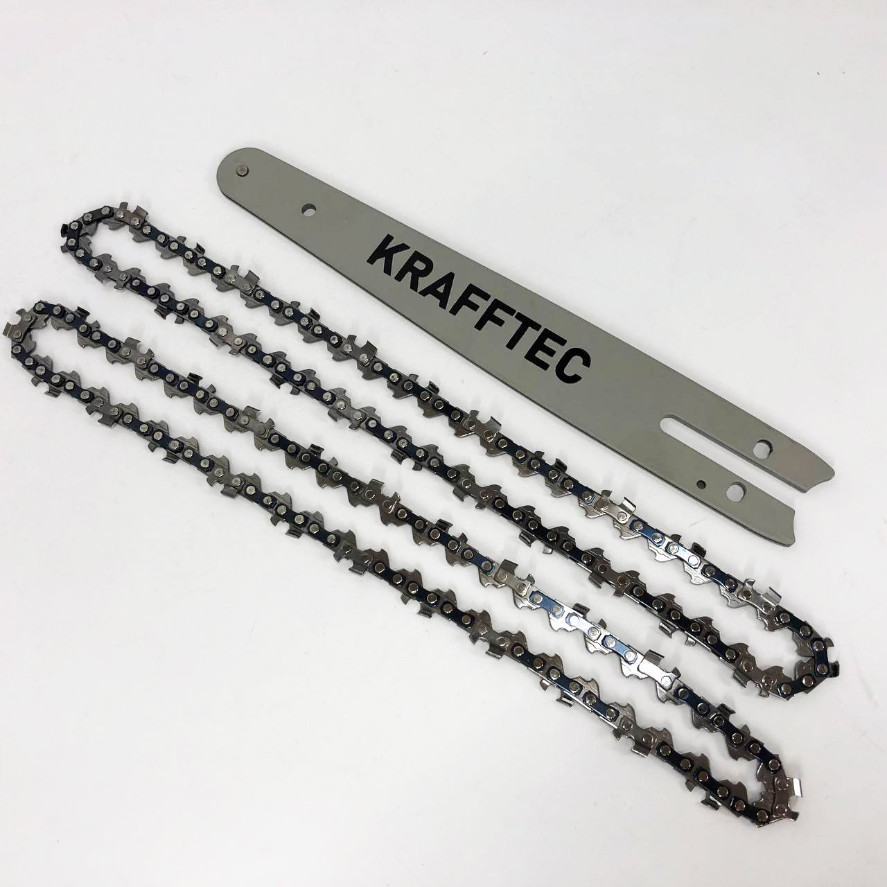 Комплект шина 45 см + 2 цепи 18 дюймов 72 звена для бензопилы, из прочной стали для долговечности и надежности